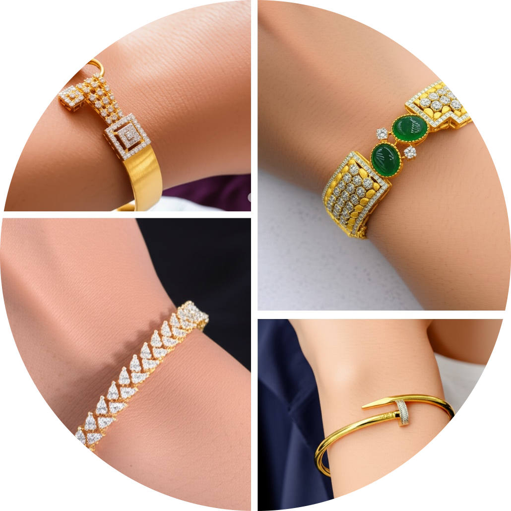 Silver Swarovski Bracelets & Bangles