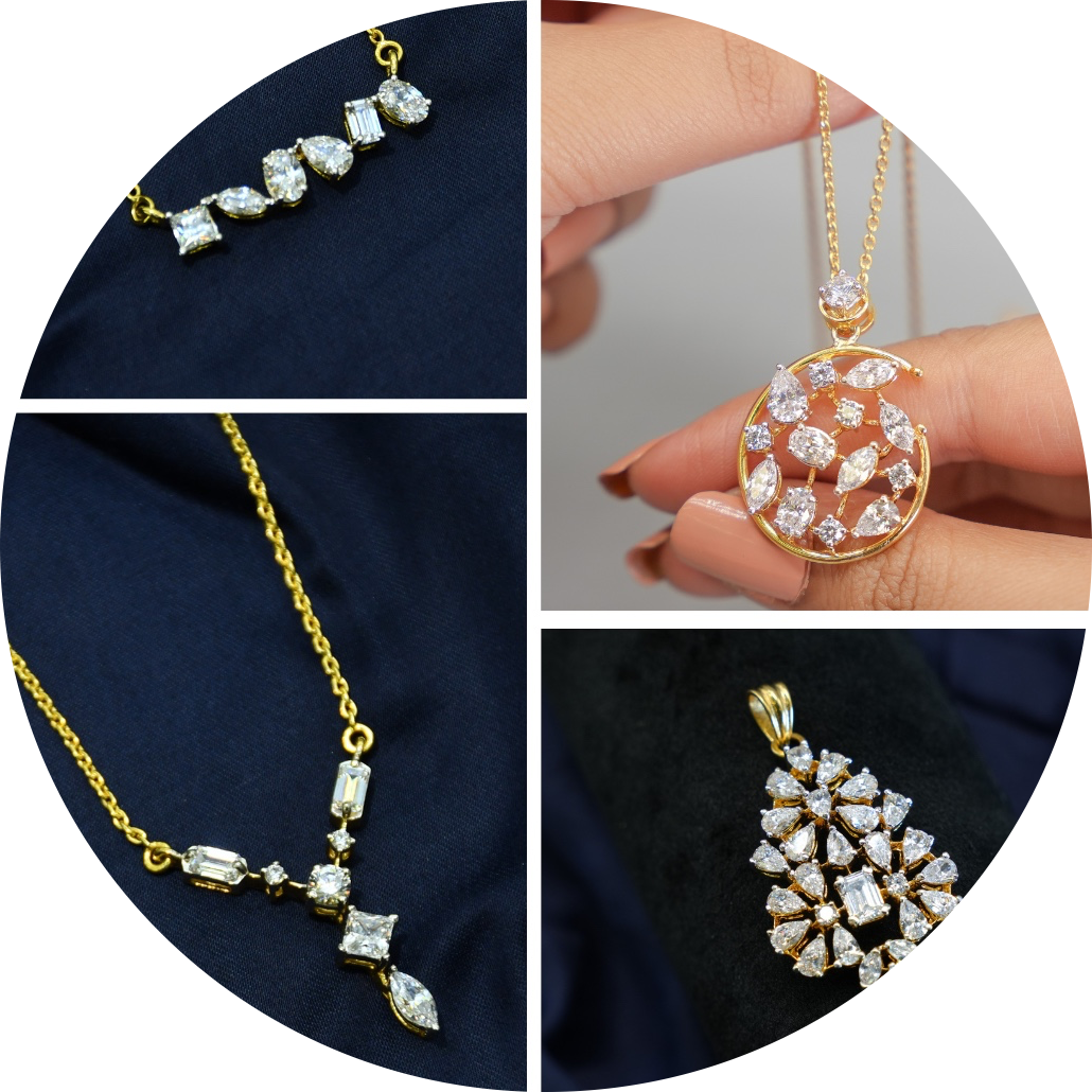 Silver Swarovski Pendants