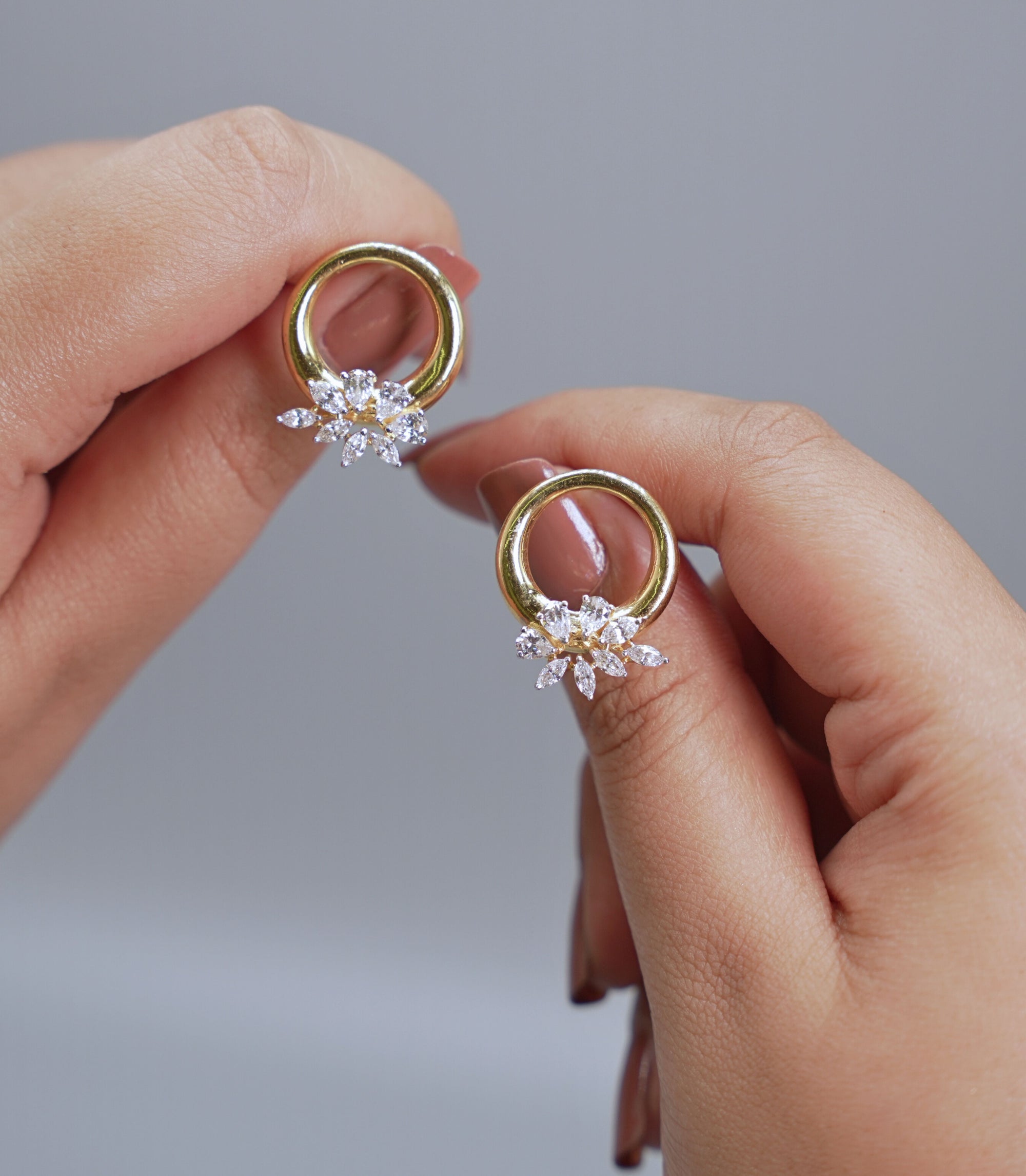 Silver Swarovski Earrings