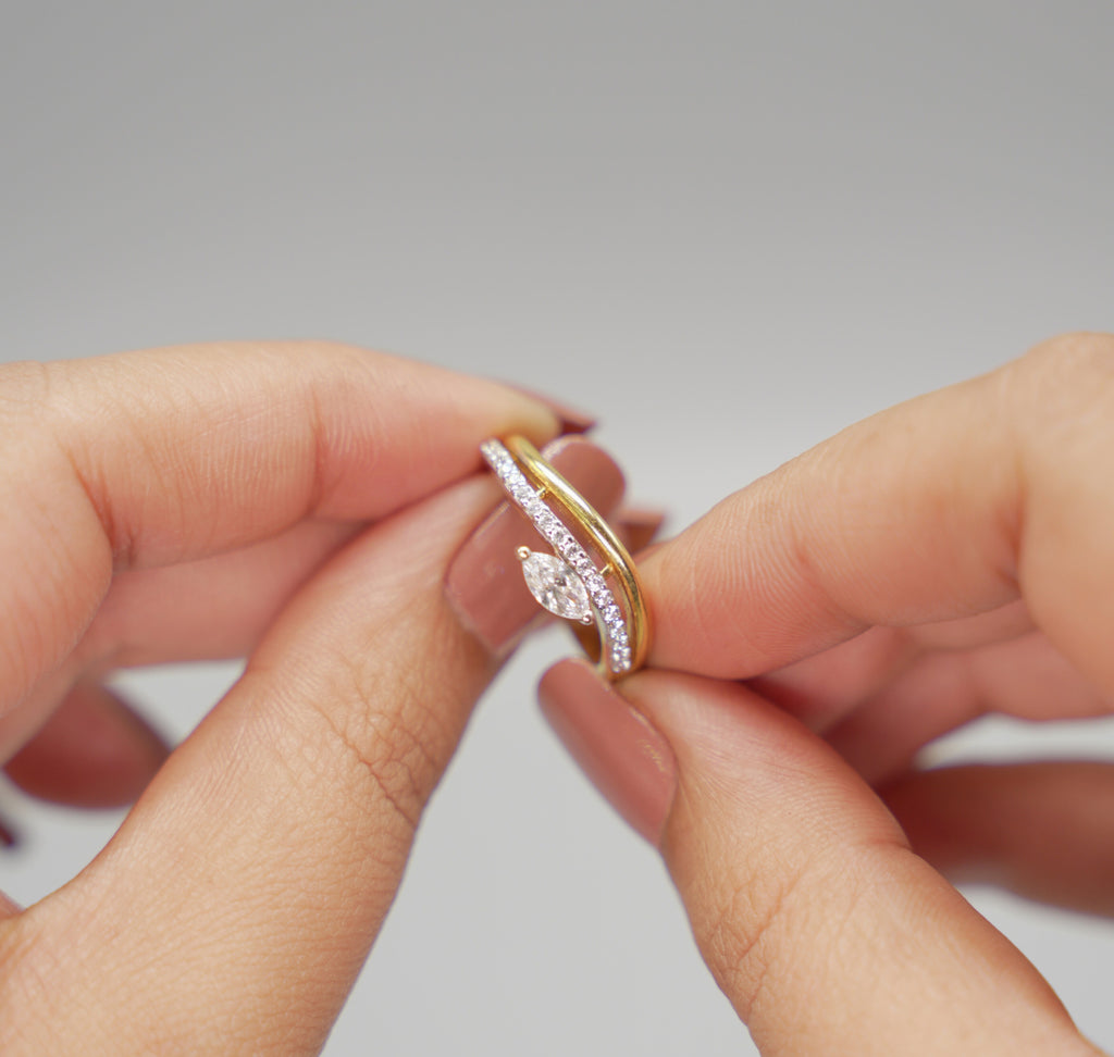 Silver Swarovski Ring