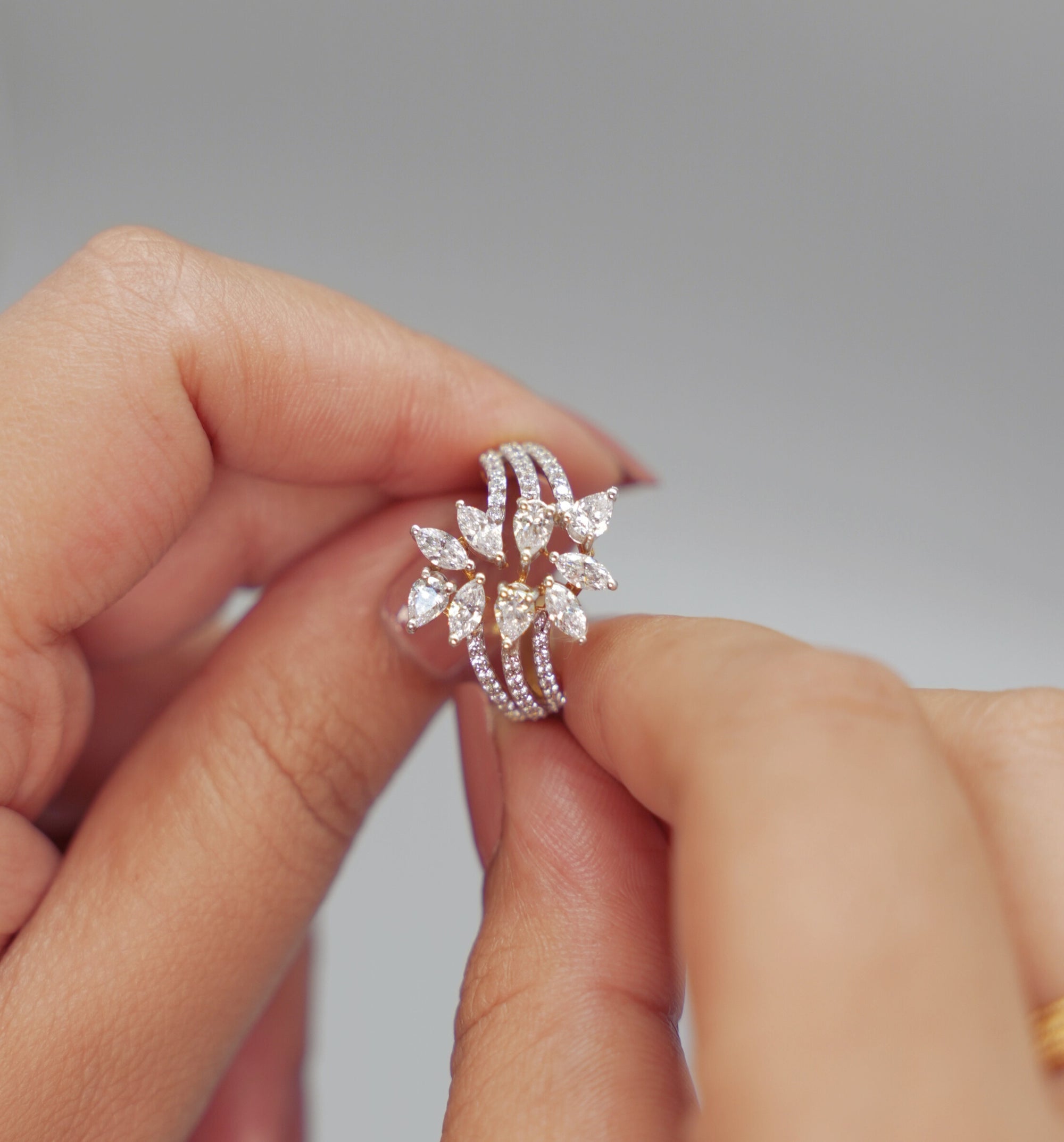 Silver Swarovski Ring