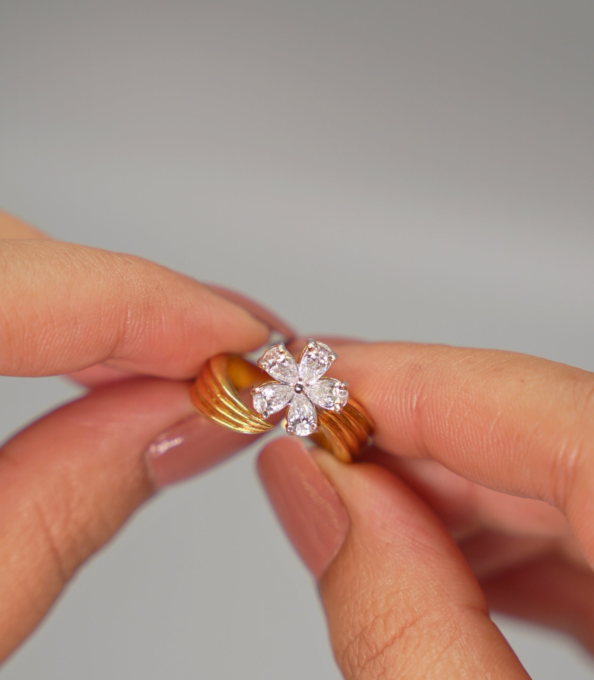 Silver Swarovski Ring