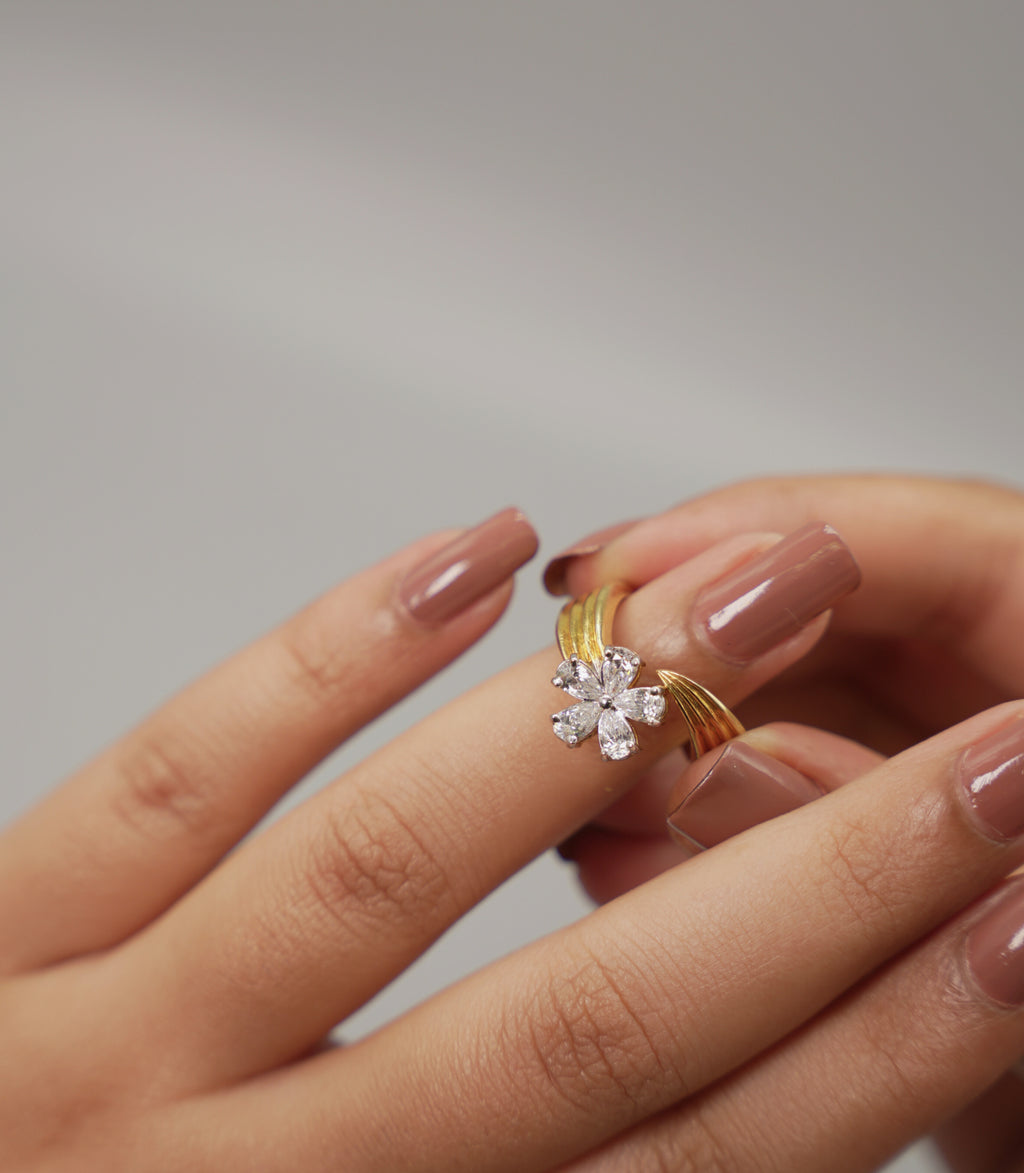 Silver Swarovski Ring