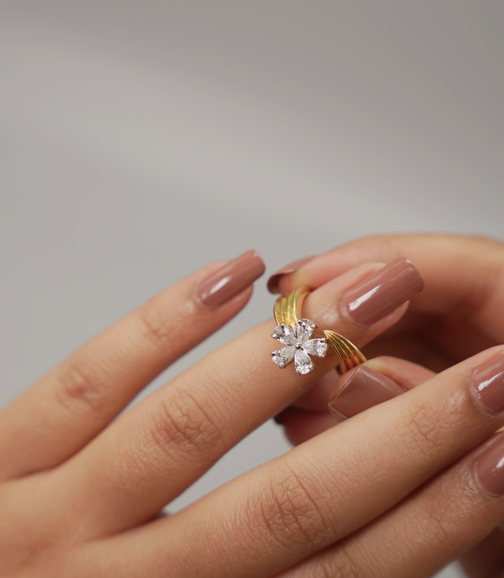 Silver Swarovski Ring