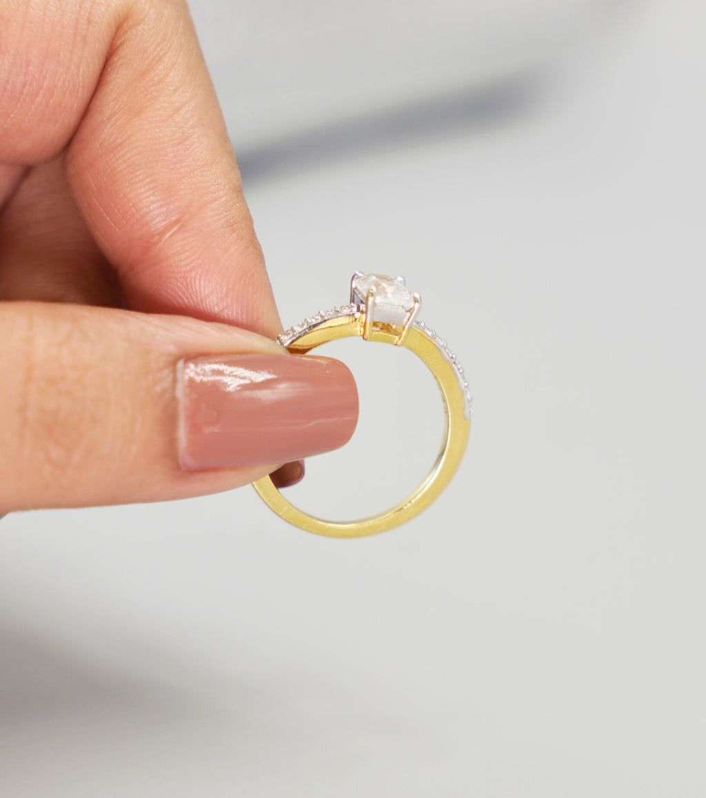 Silver Swarovski Ring