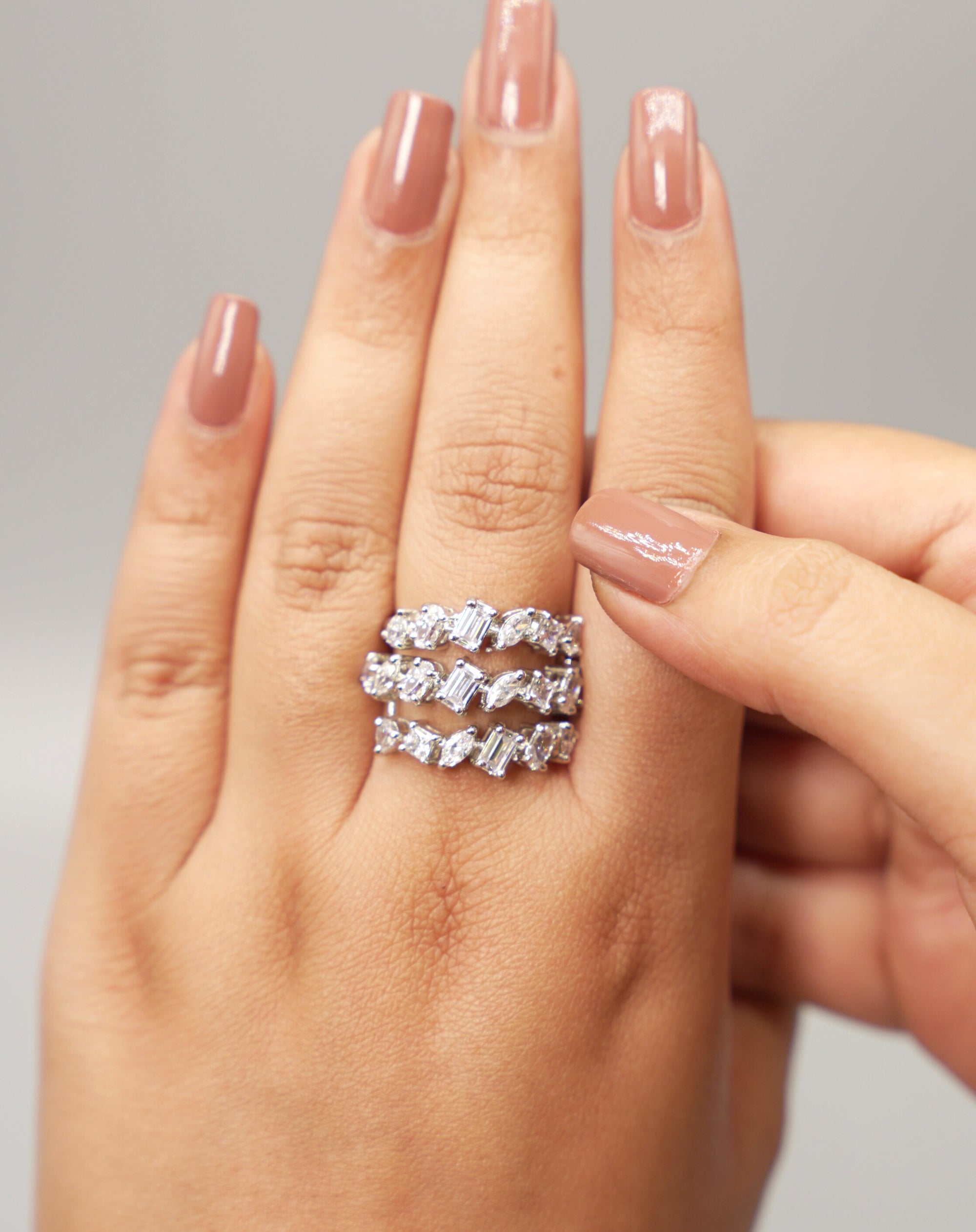 Silver Swarovski Ring