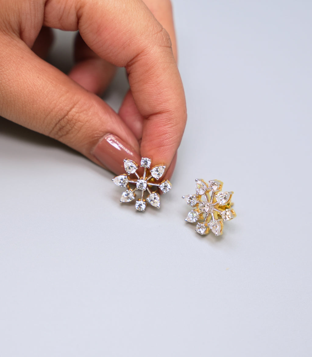 Silver Swarovski Earrings