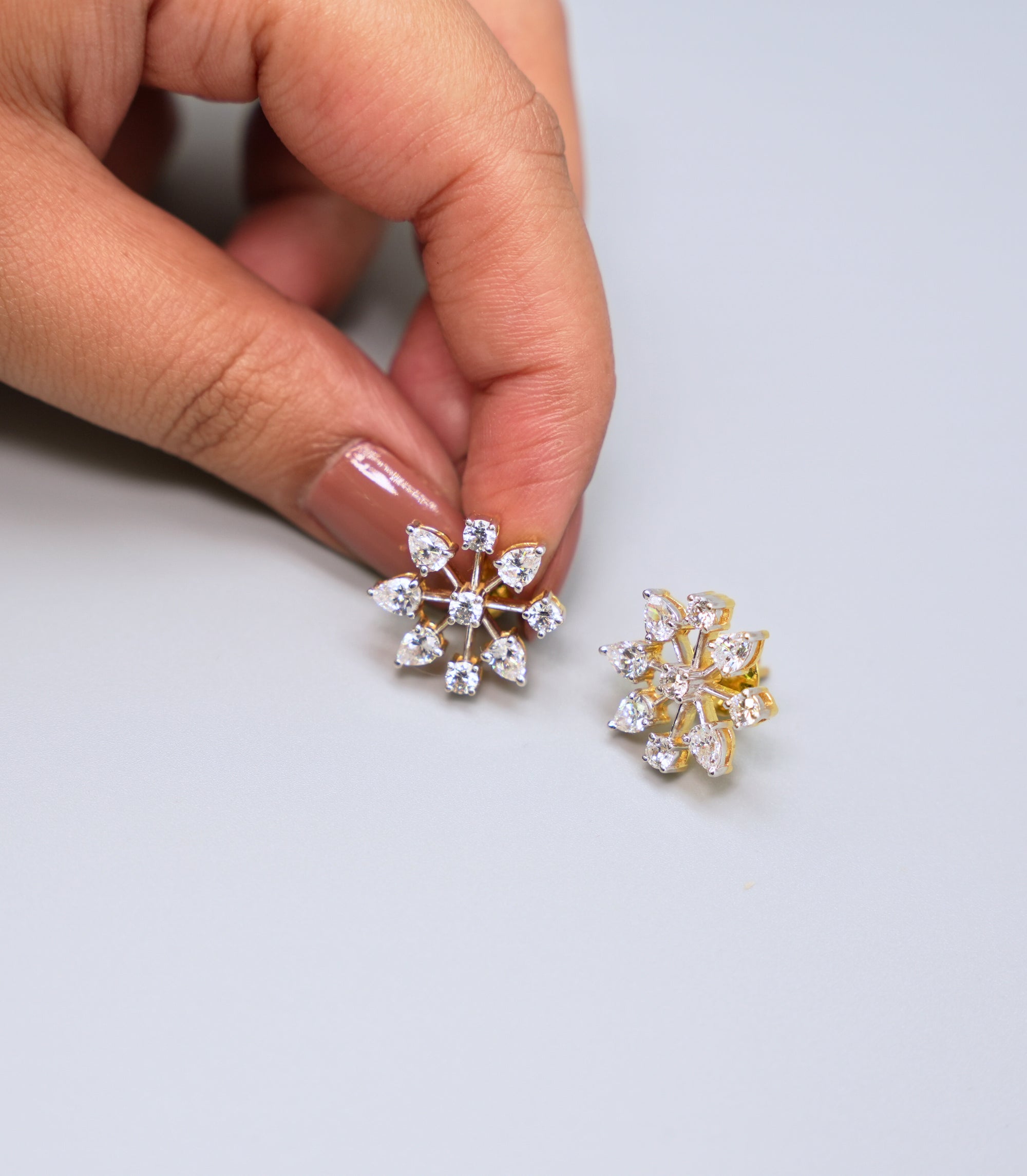 Silver Swarovski Earrings