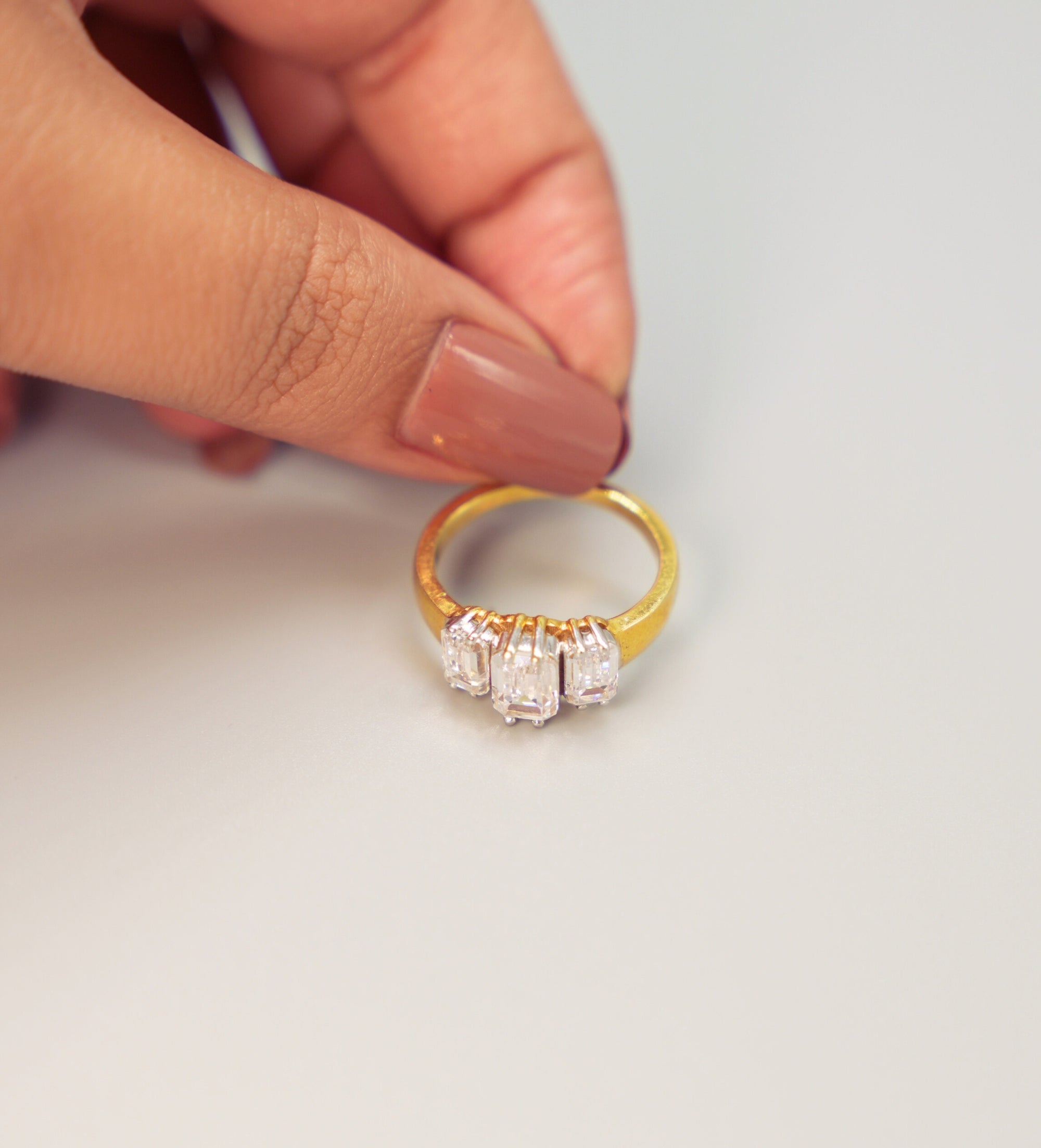 Silver Swarovski Ring