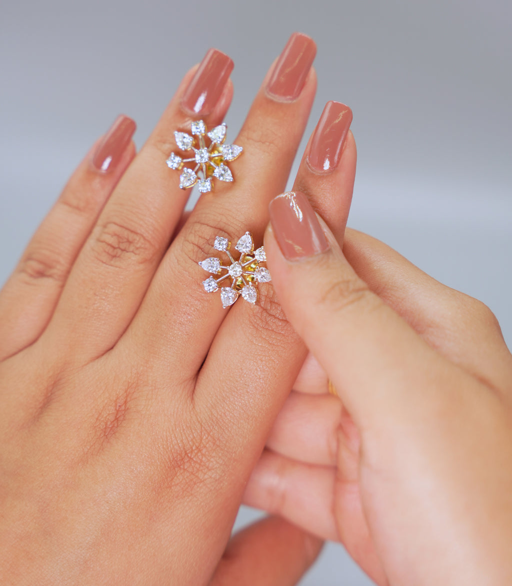 Silver Swarovski Earrings