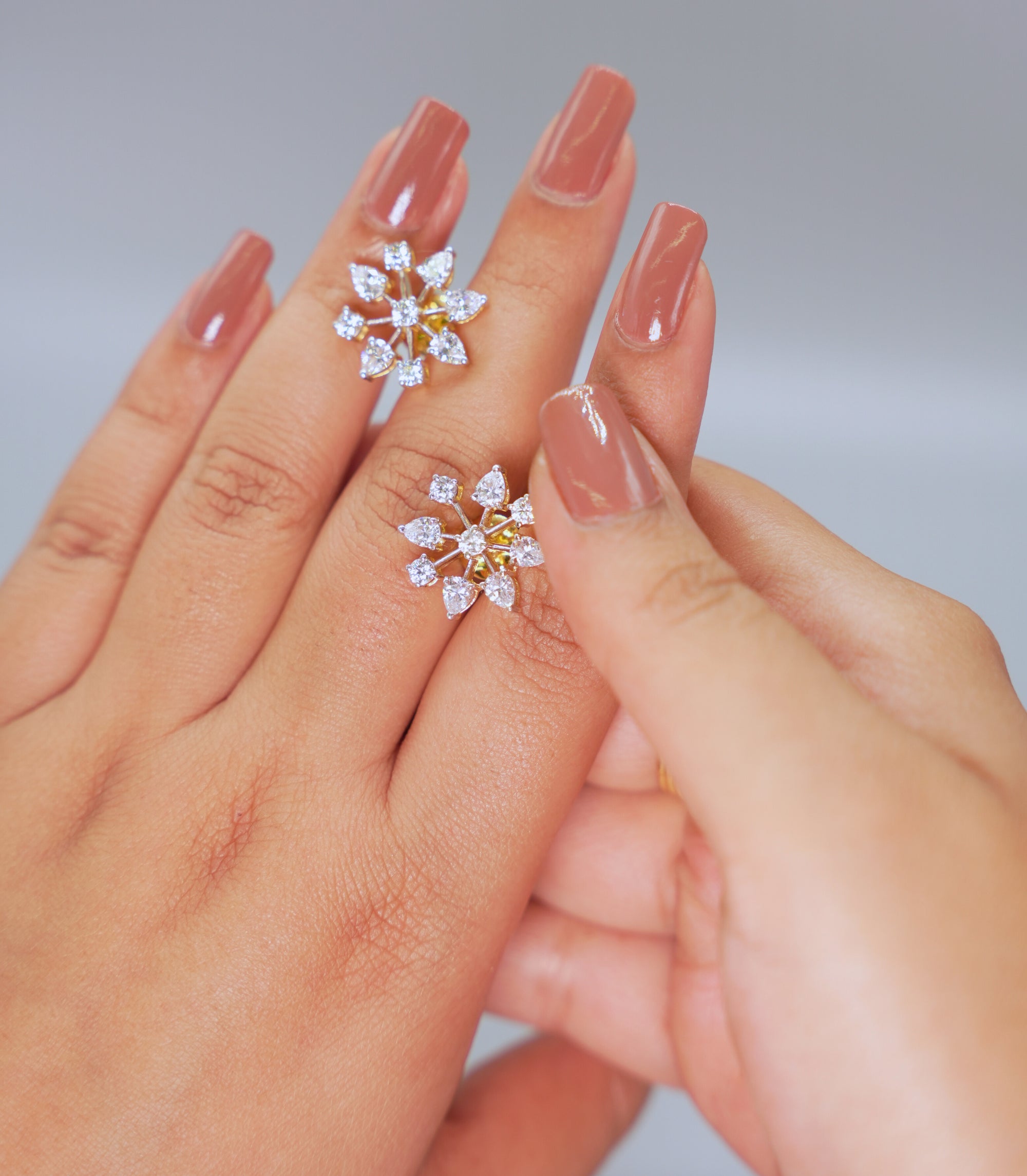 Silver Swarovski Earrings