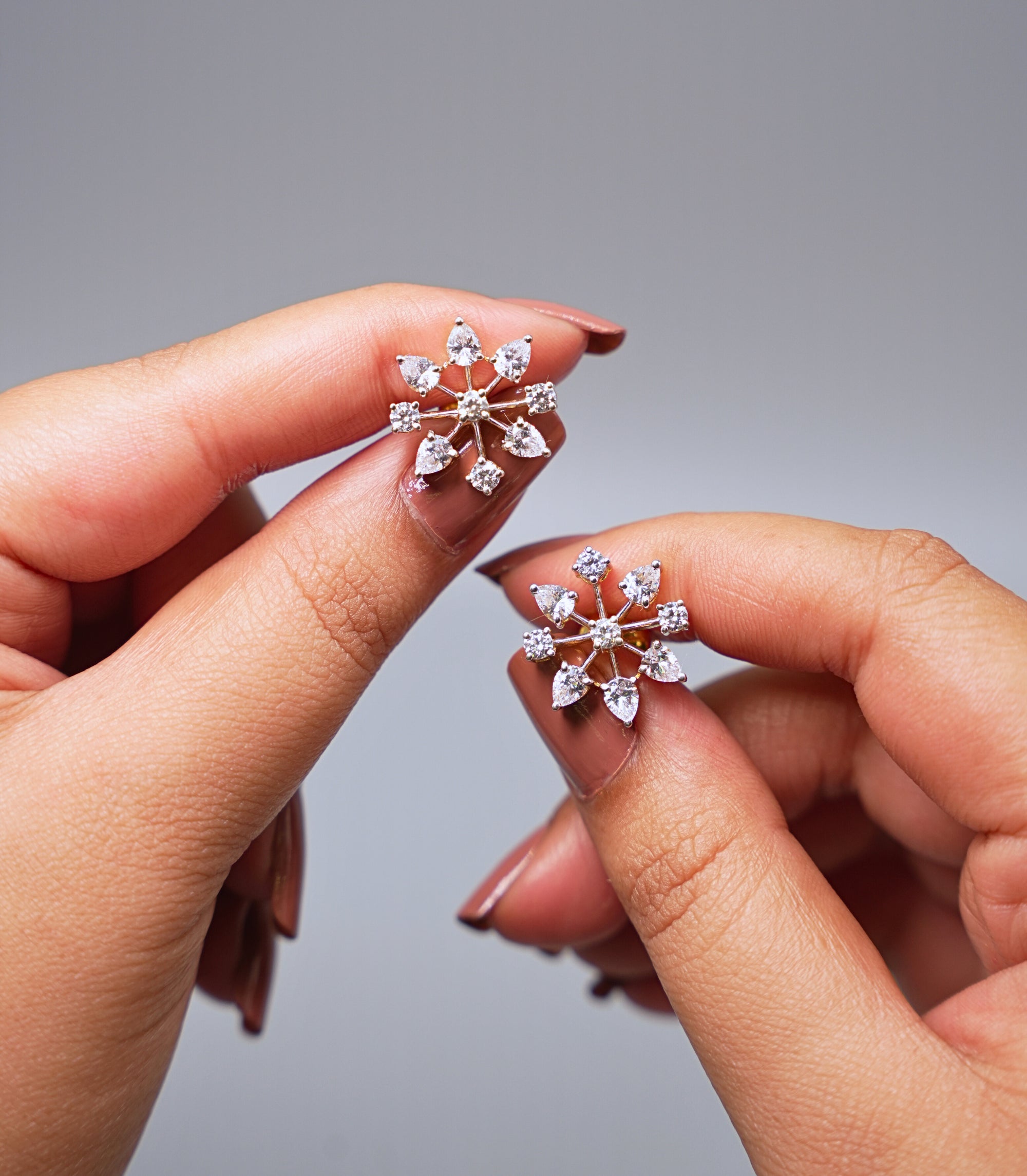 Silver Swarovski Earrings