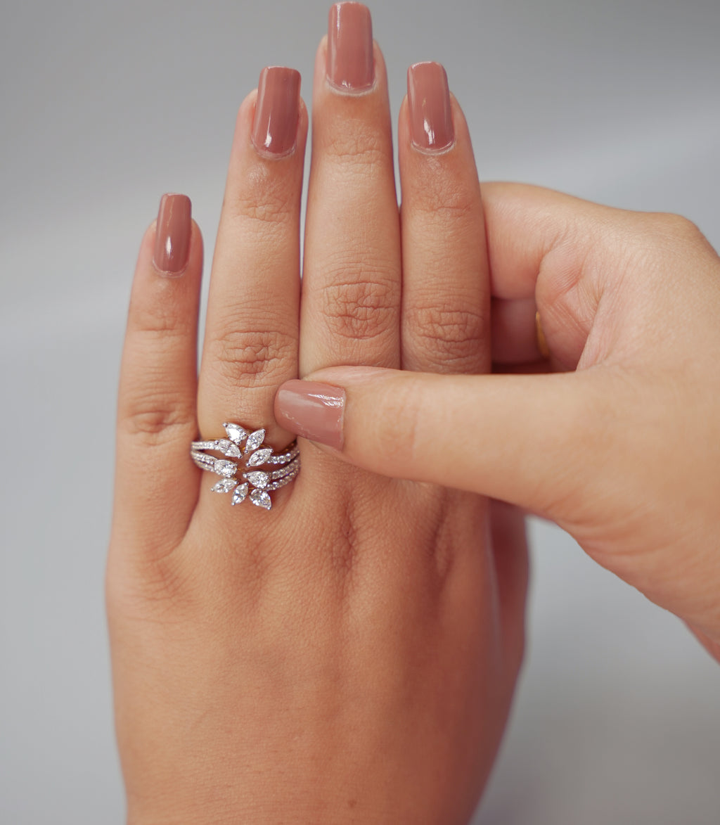 Silver Swarovski Ring
