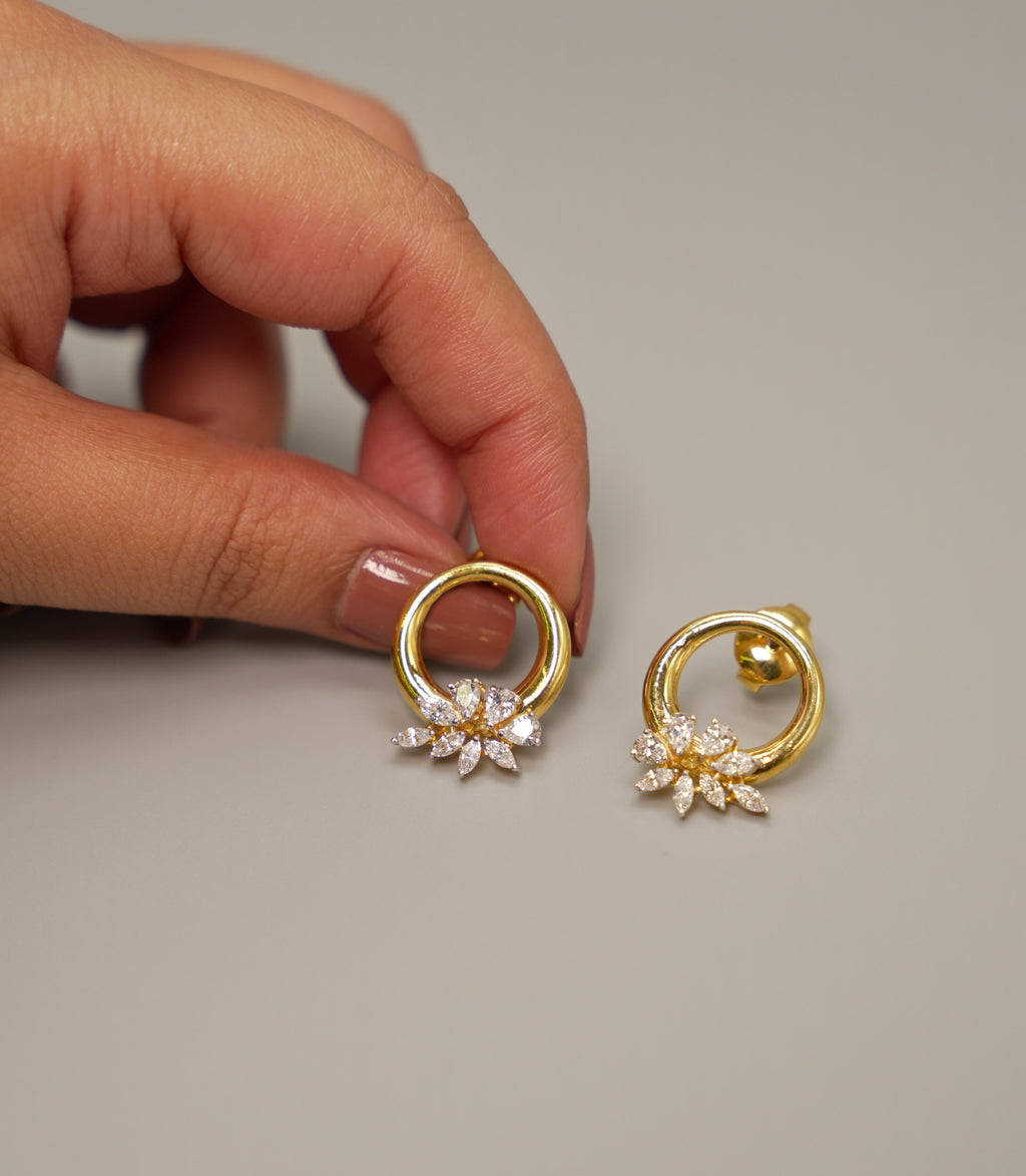 Silver Swarovski Earrings