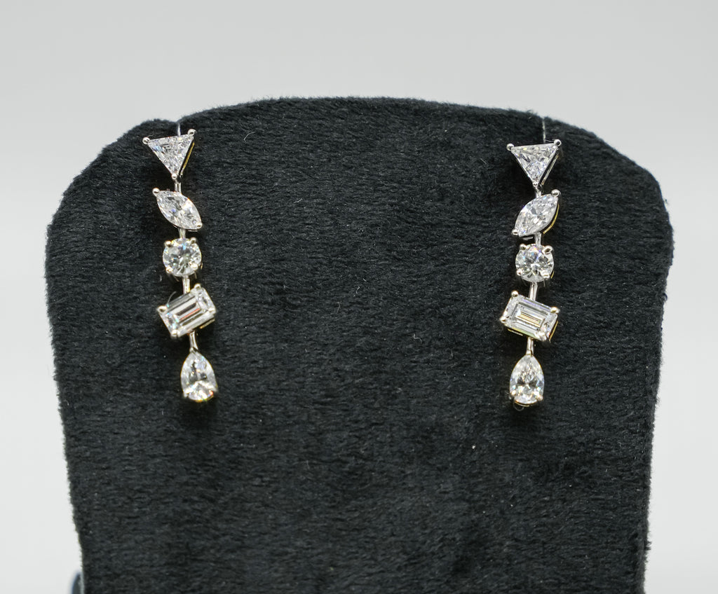 Silver Swarovski Earrings