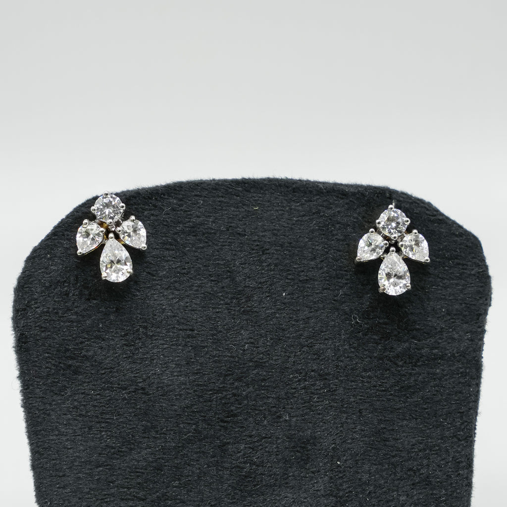 Silver Swarovski Earrings