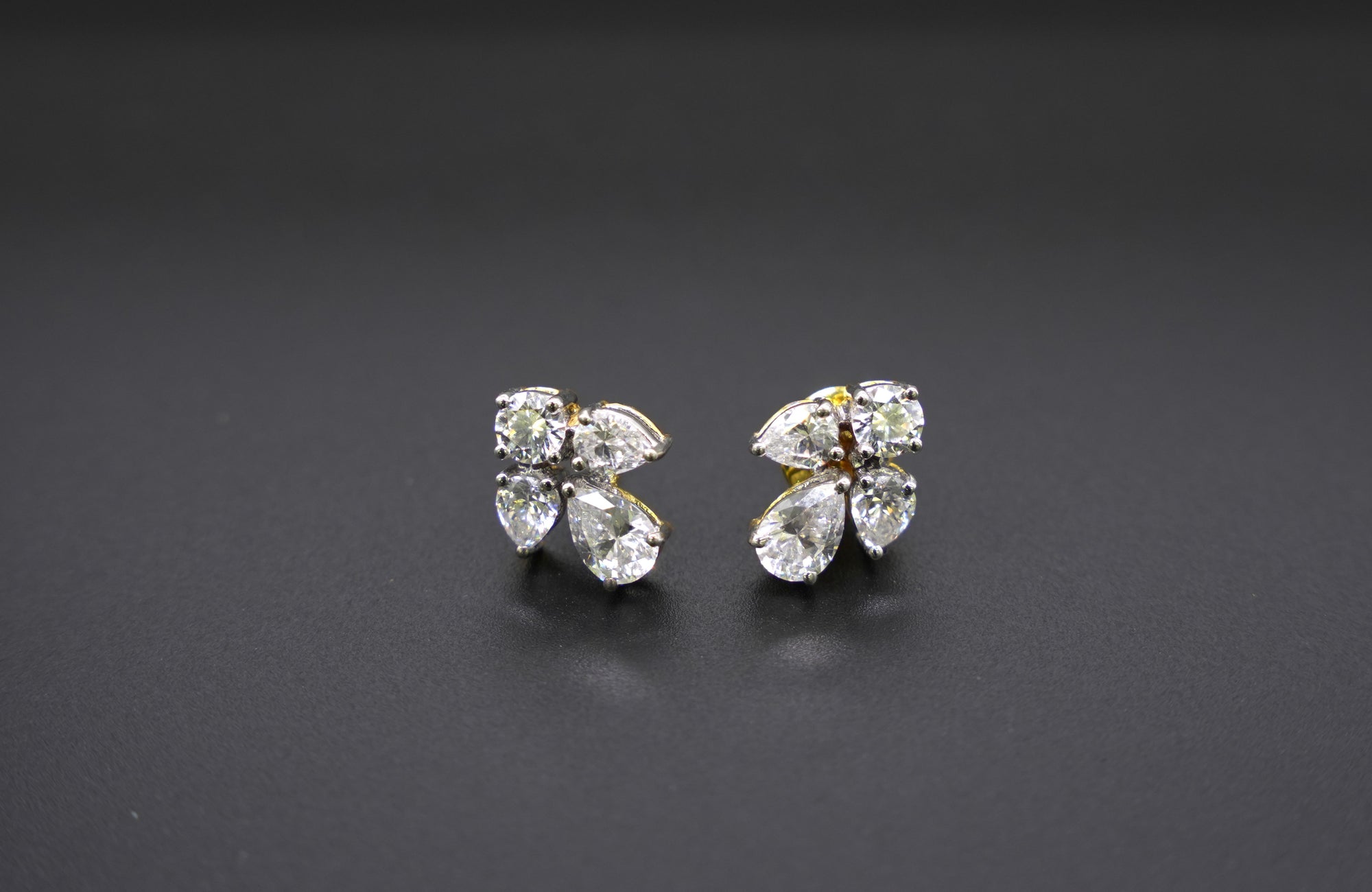 Silver Swarovski Earrings