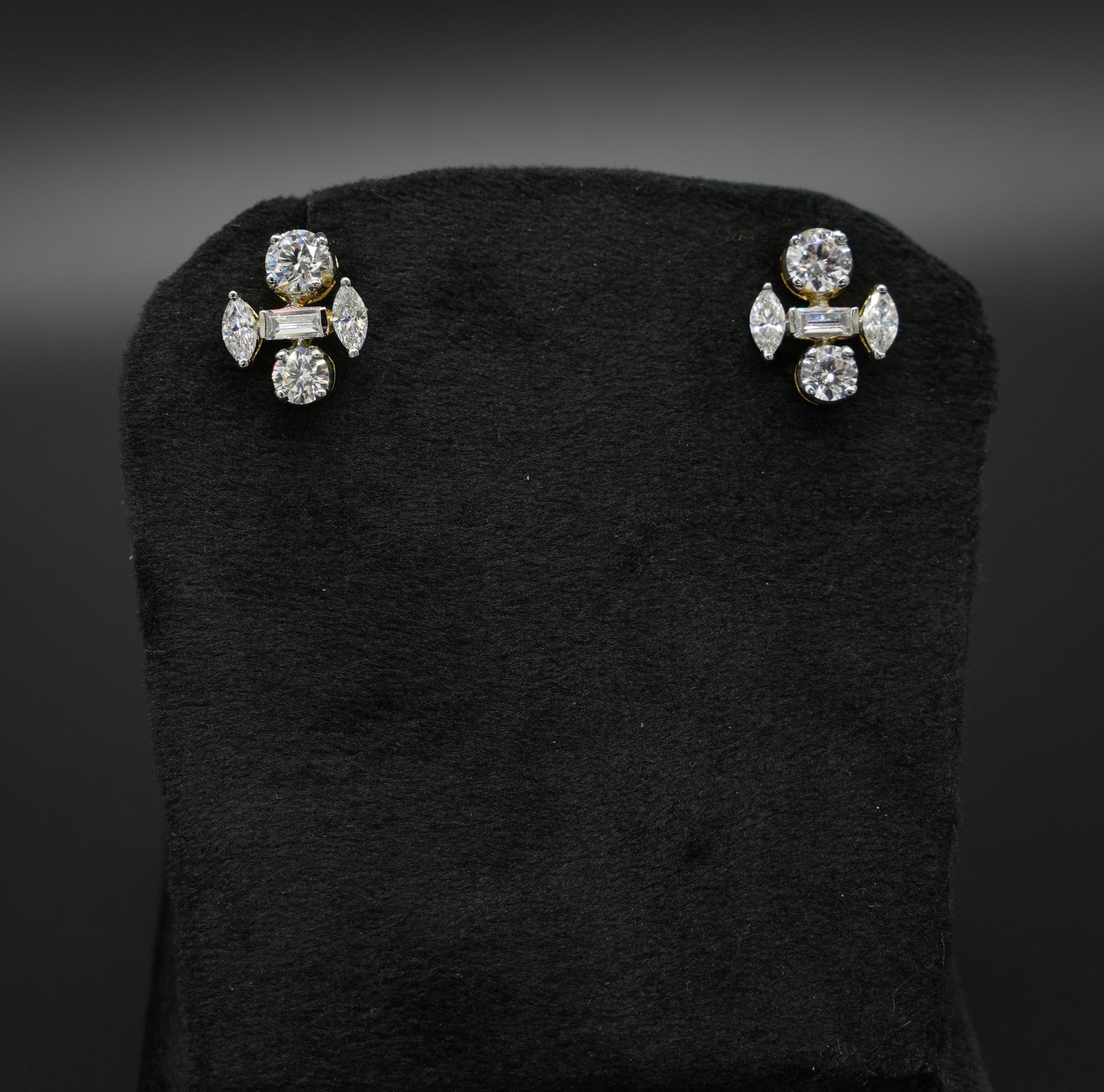 Silver Swarovski Earrings