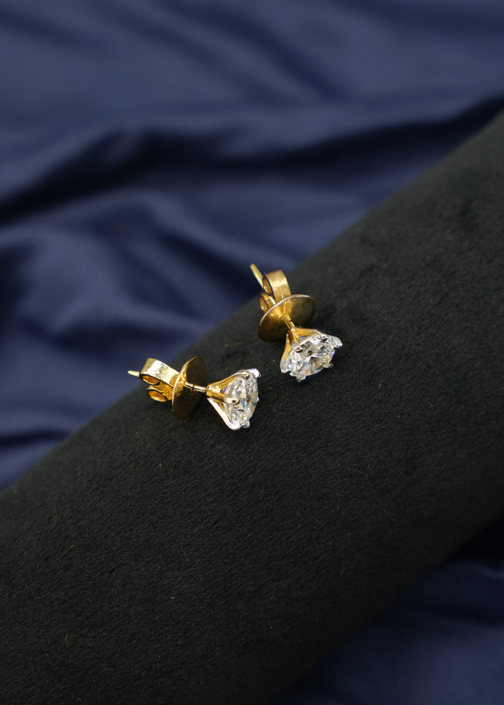 Silver Swarovski 2ct Round Studs
