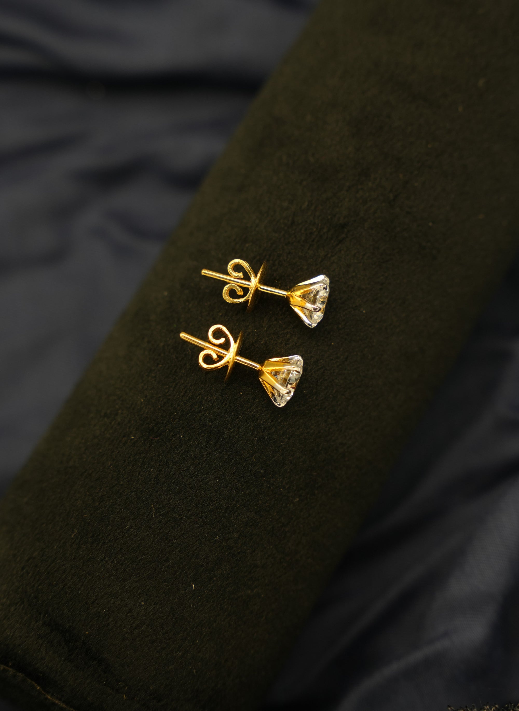 Silver Swarovski 1.25ct Round Studs