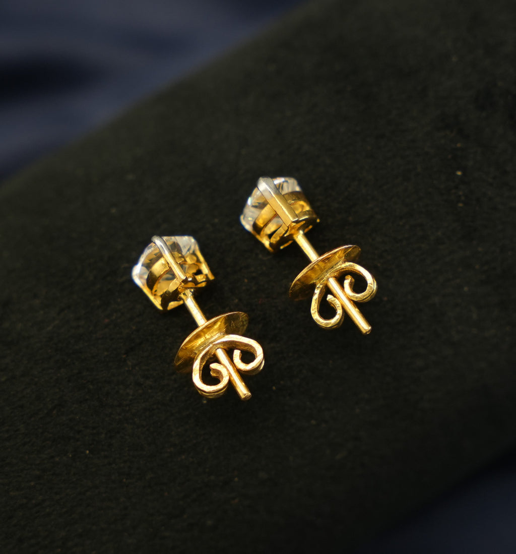 Silver Swarovski 0.5ct Heart Shaped Studs