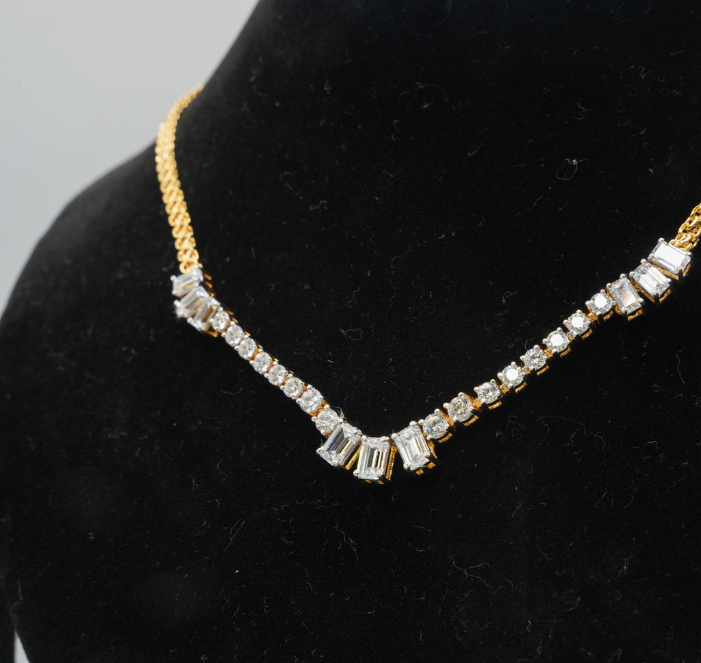 Silver Swarovski Necklace