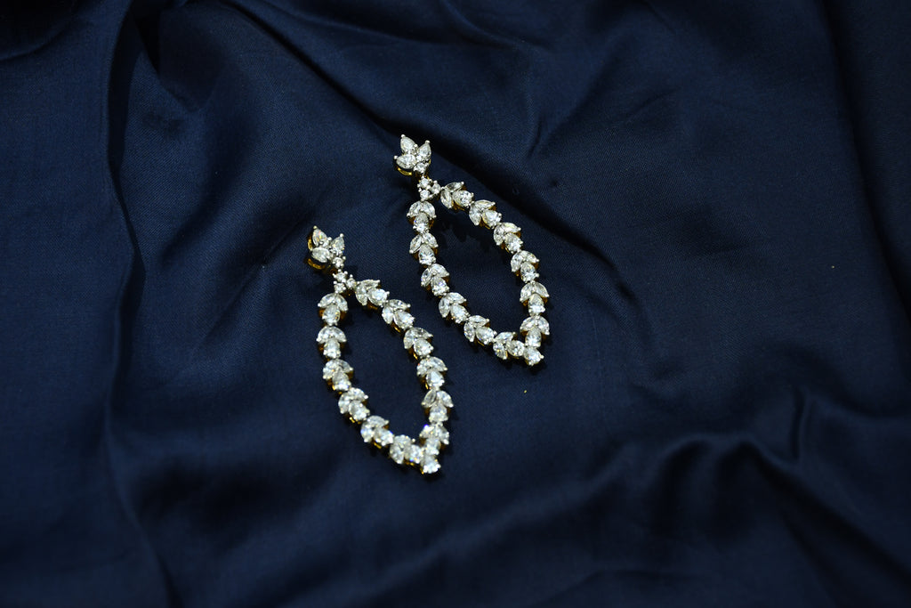 Silver Swarovski Earrings