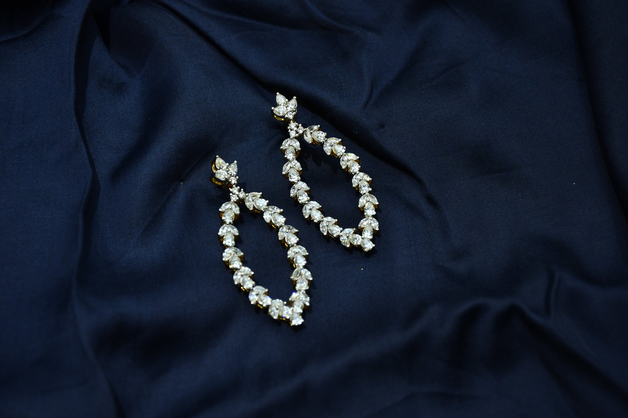 Silver Swarovski Earrings
