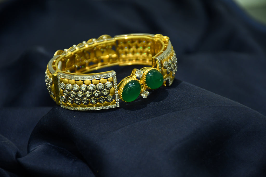 Silver Swarovski Statement Piece Bracelet