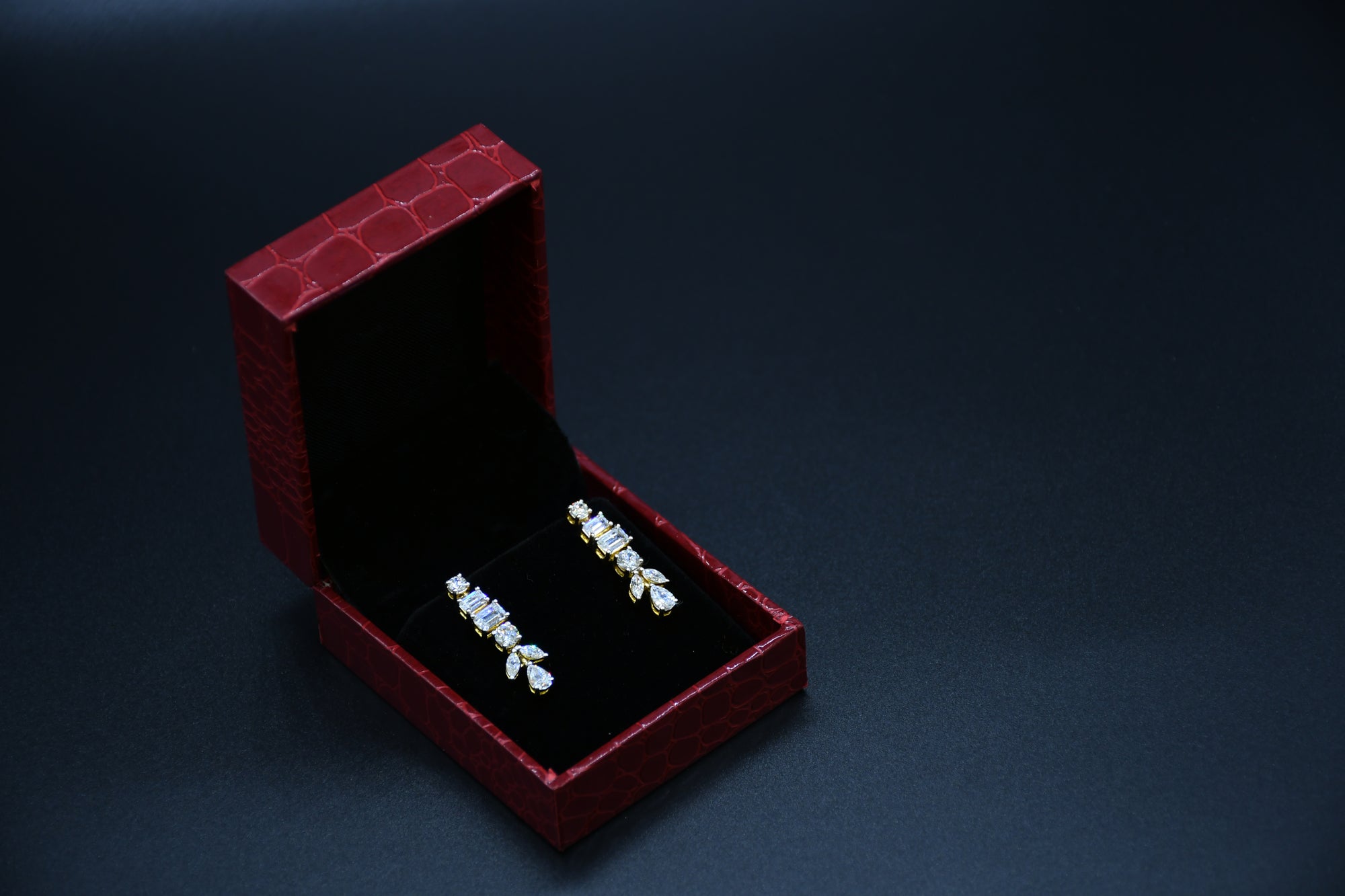 Silver Swarovski Earrings