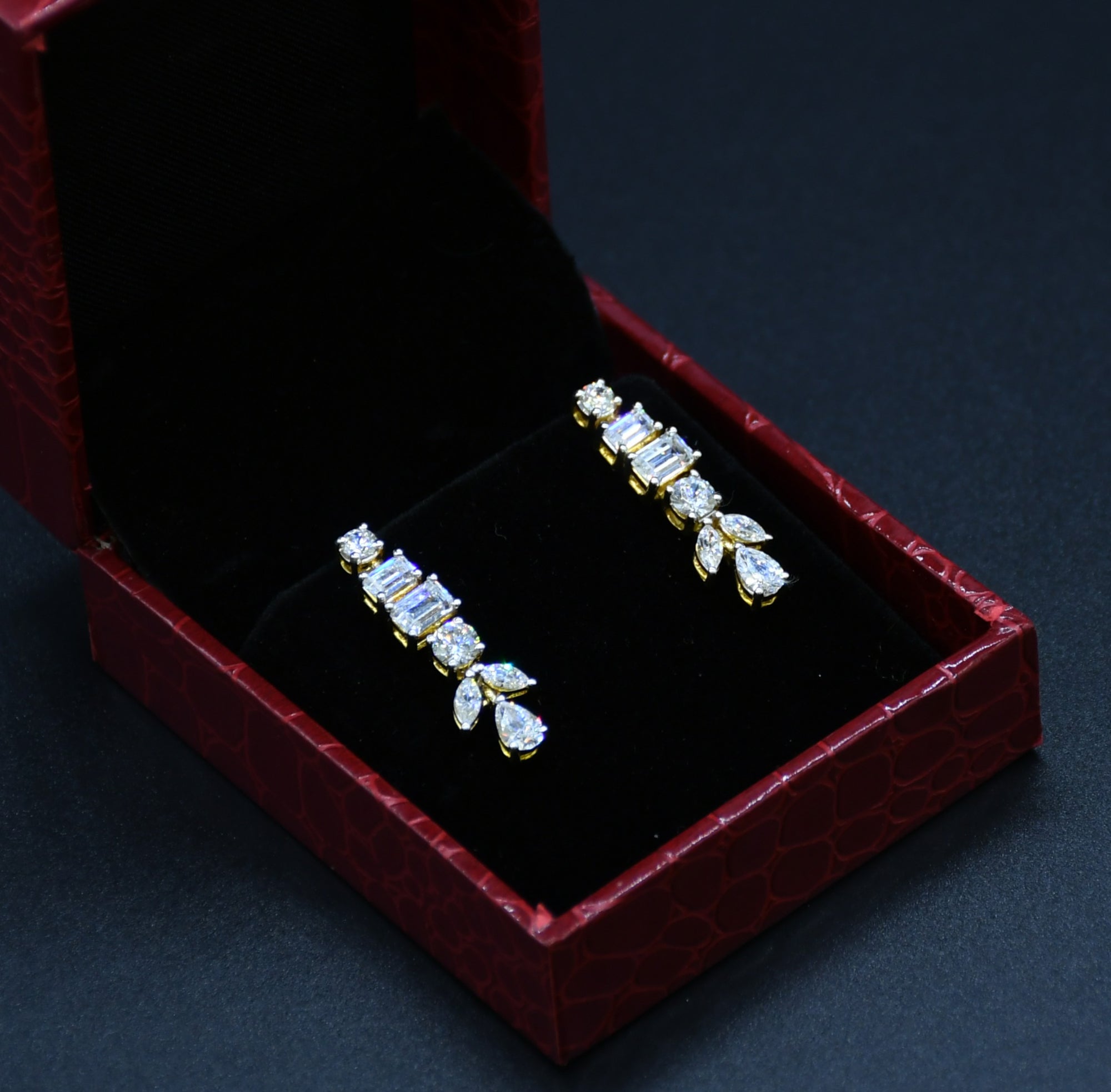 Silver Swarovski Earrings