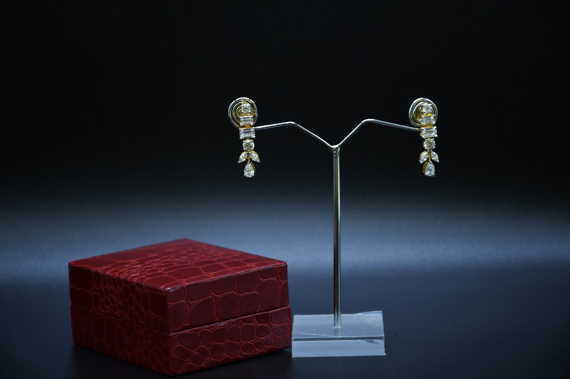 Silver Swarovski Earrings