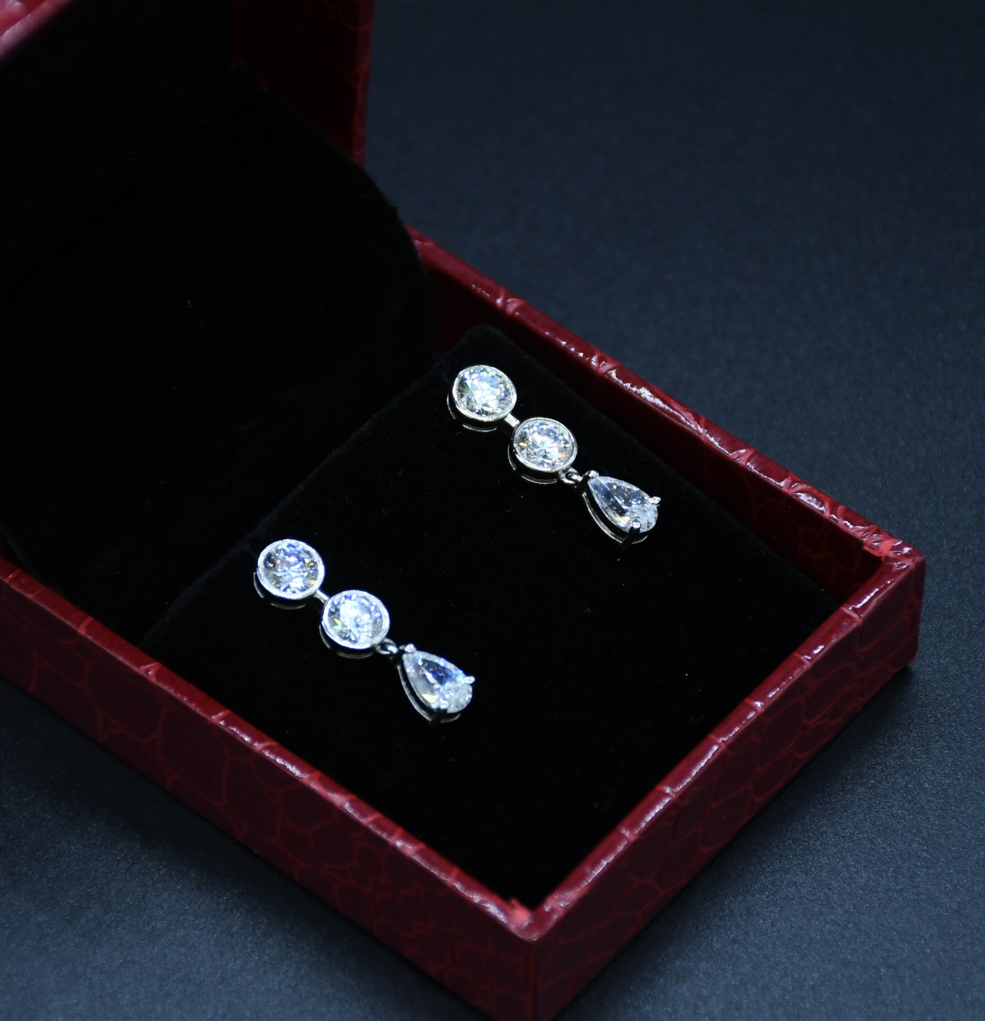 Silver Swarovski Earrings