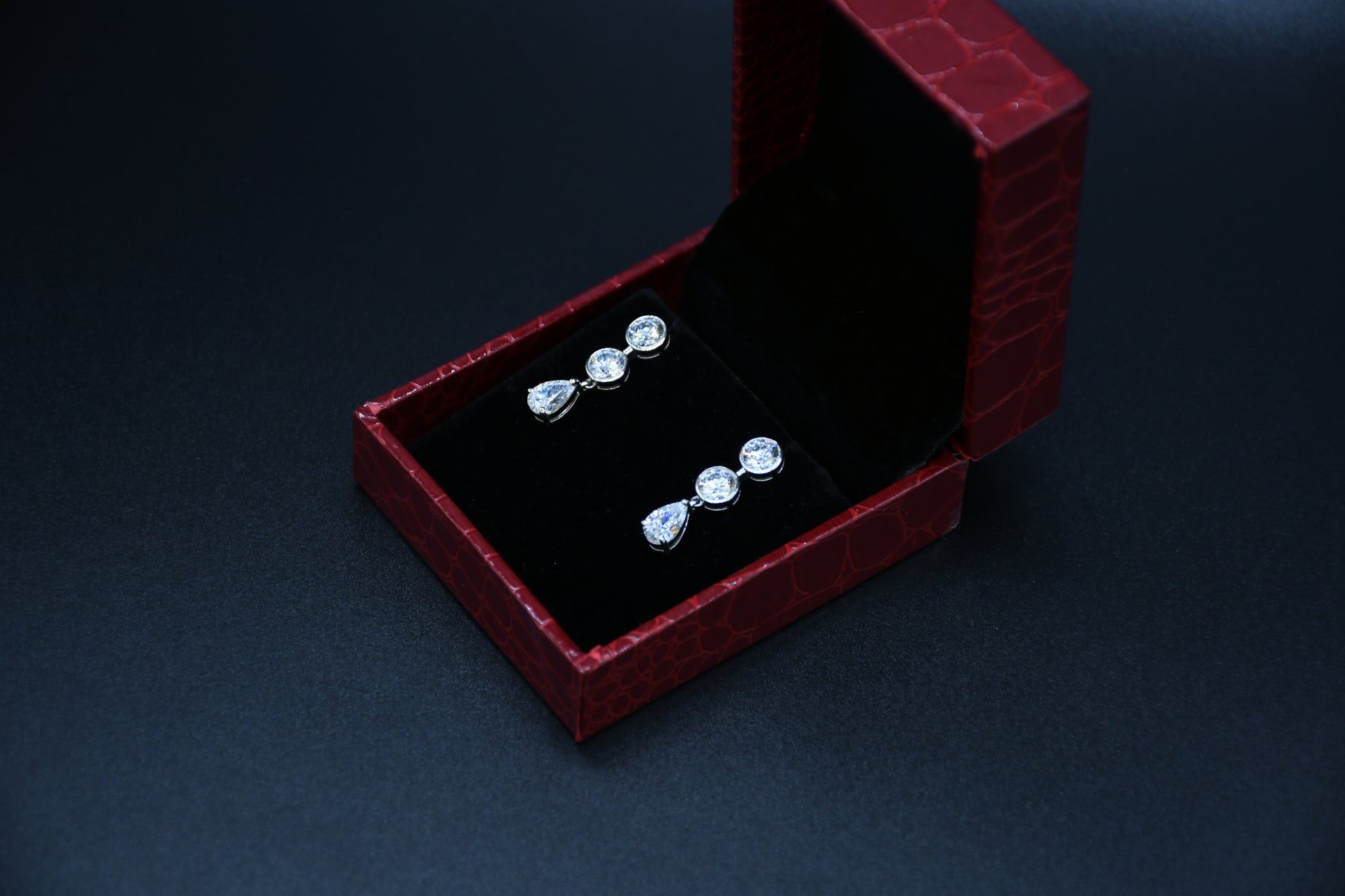 Silver Swarovski Earrings
