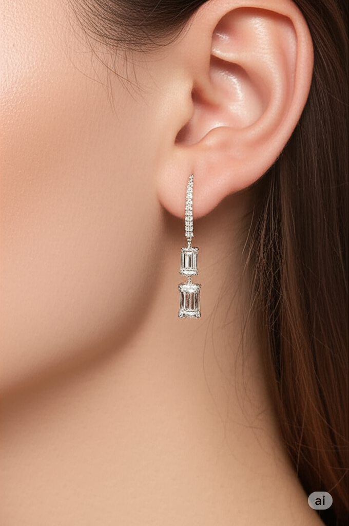 Silver Swarovski Trendy Baali