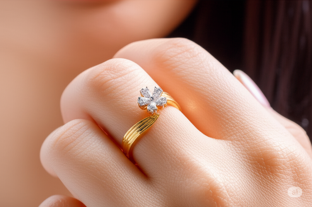 Silver Swarovski Ring