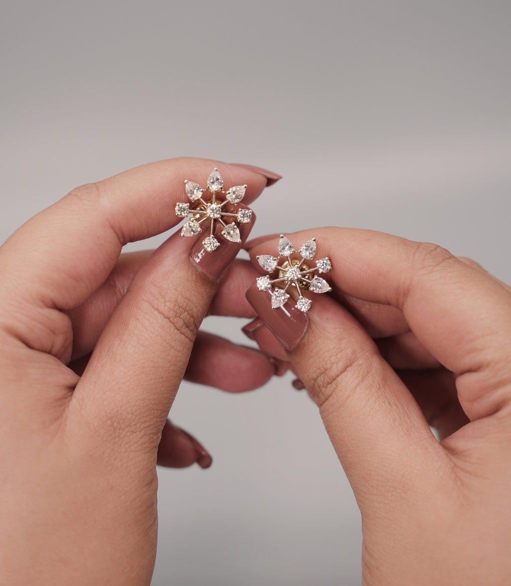 Silver Swarovski Earrings